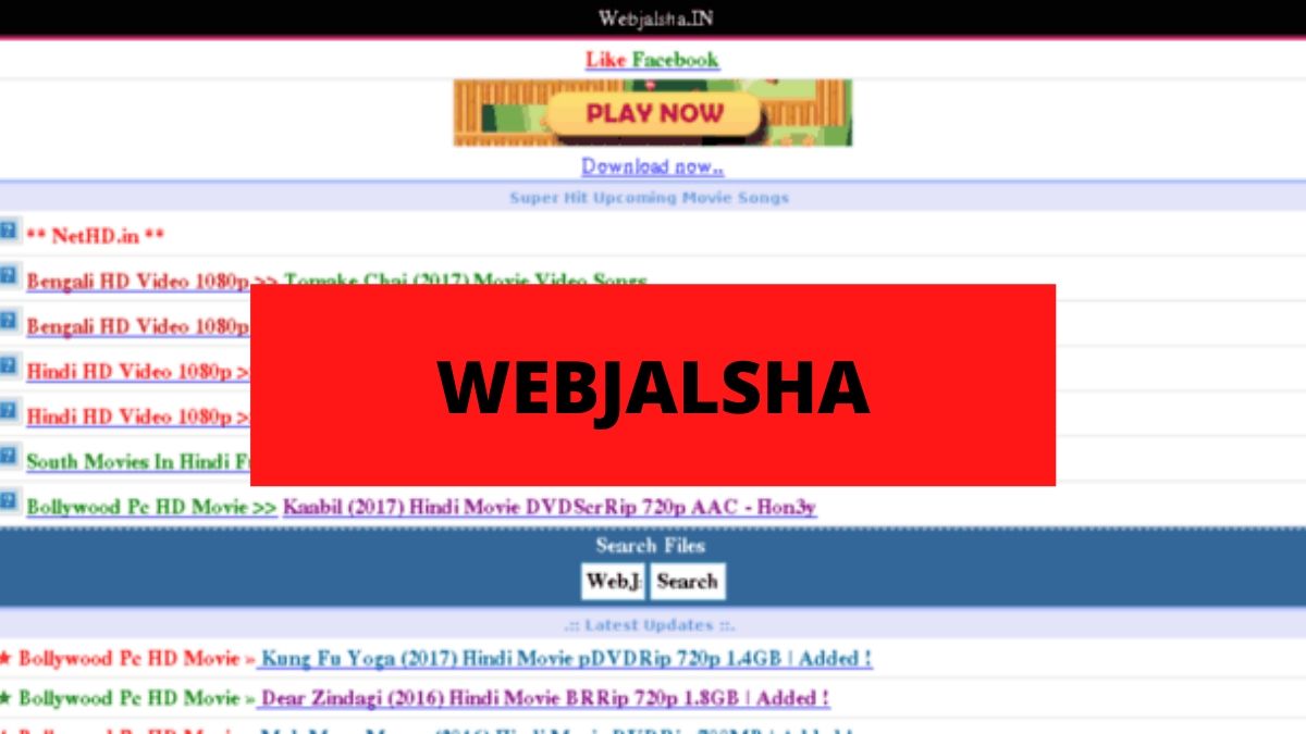 WebJalsha 2020 – WebJalsha Illegal Bengali HD Movies Download, WebJalsha Latest Bengali MP3 Songs Download, Web Jalsha Website News