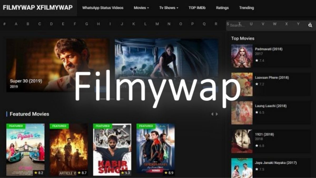 Filmywap Illegal Bollywood, Hollywood, Punjabi, Tamil, Telugu, Kannada HD Movies Download, Latest Filmywap News